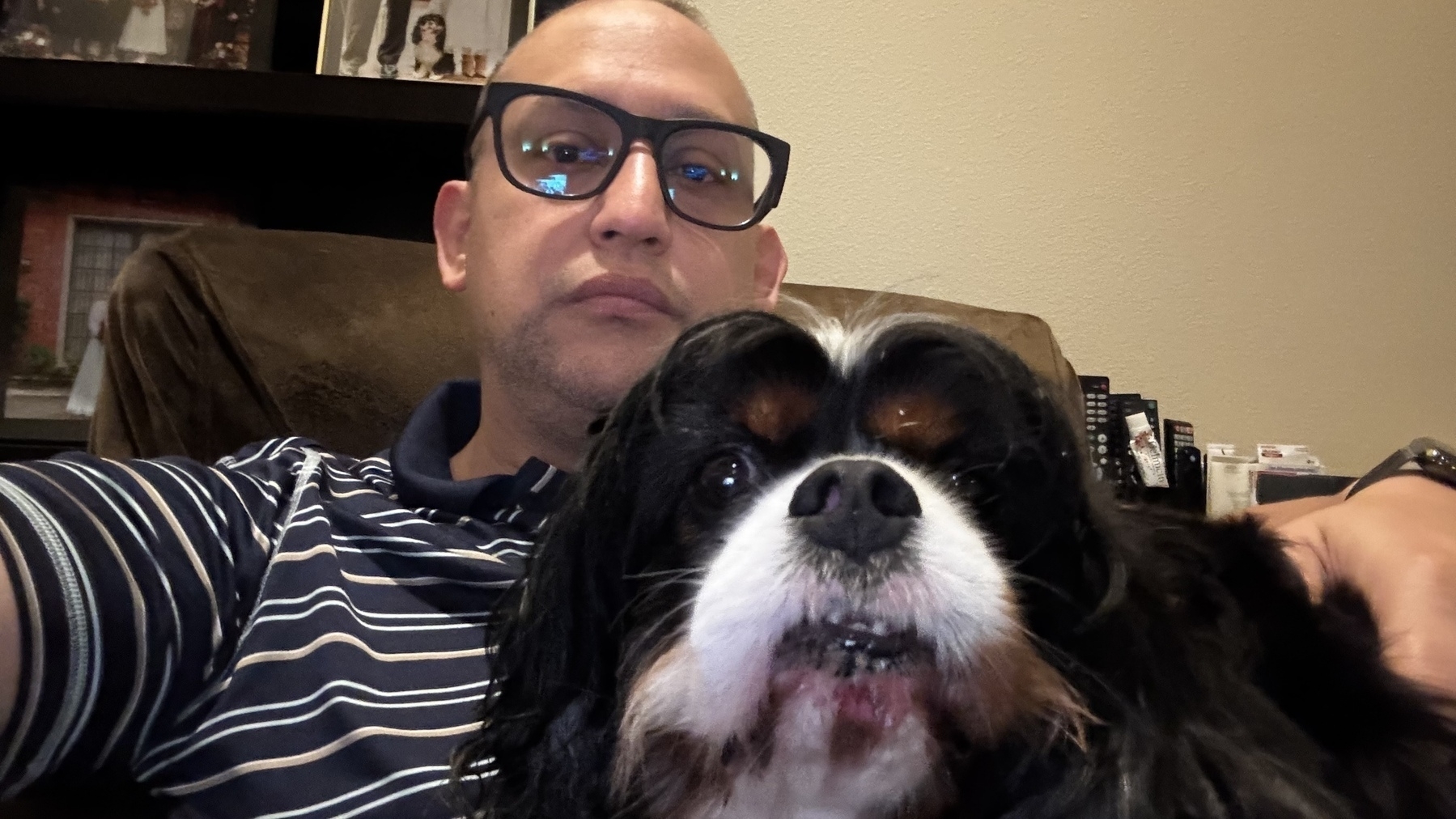 Selfie of my dog and I